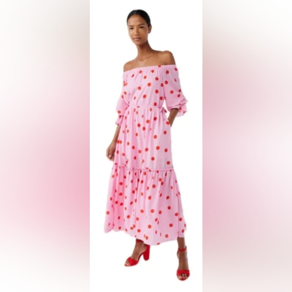 NWT scoop pink dress L